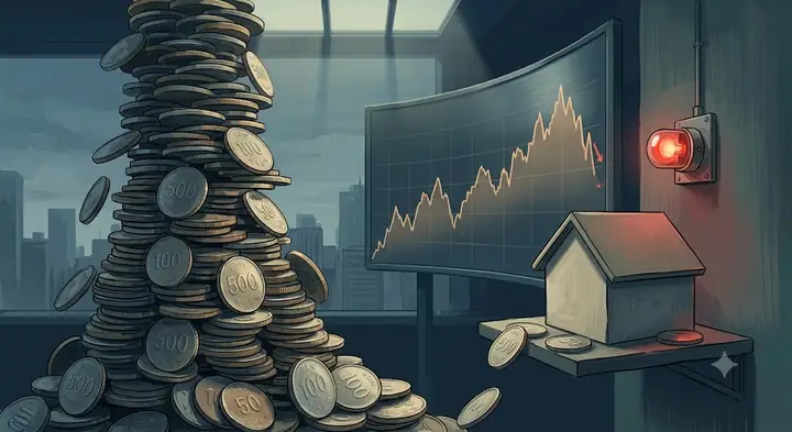 가계부채 사상 첫 2000조 돌파 및 '빚투'·대출 규제 우려