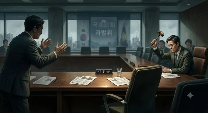 국회 과방위, 이진숙 '5·18 폄훼 논란'으로 또다시 파행