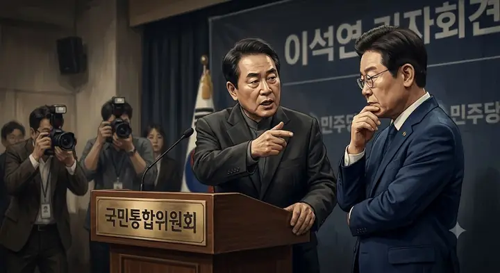 이석연 국민통합위원장 '이재명 대통령 민주당 탈당' 촉구 파장