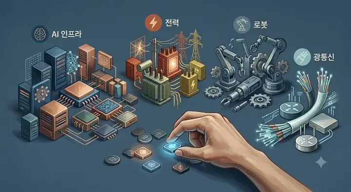 AI 인프라 및 전력·로봇·광통신 섹터의 핵심 수혜주 옥석 가리기