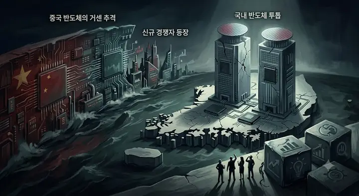 중국 반도체의 거센 추격 및 신규 경쟁자 등장에 맞선 국내 반도체 투톱 위기감