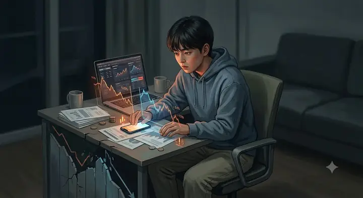 청년층 '빚투' 및 레버리지 투자 열풍 속 개인투자자 리스크 확산