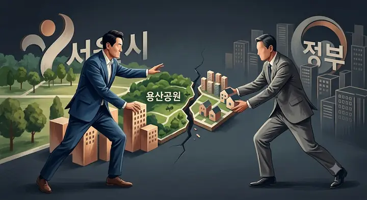 오세훈 서울시장 vs 정부 '용산공원 주택 공급' 강경 대치