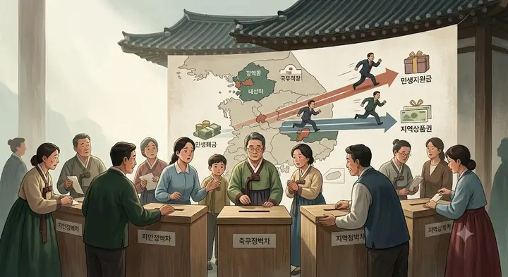 추석 앞두고 지자체별 민생지원금 지급 경쟁과 격차