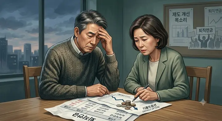 퇴직연금 디폴트옵션(사전지정운용제도) 수익률 저조 및 제도 개선 목소리