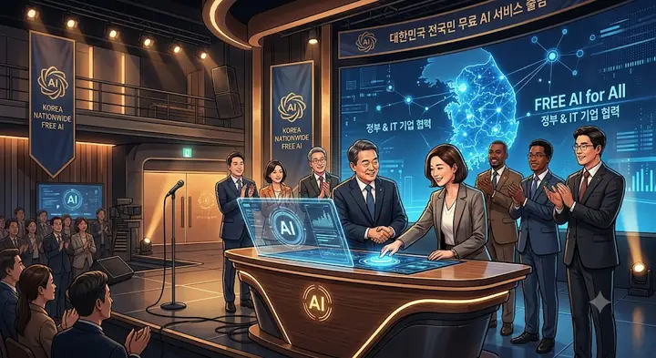정부, SKT·카카오·KT '모두의 AI' 사업자 선정… 전 국민 무료 AI 서비스 추진