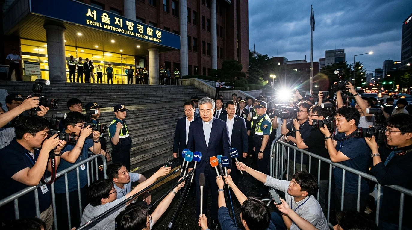 전광훈 목사, '이재명 대통령 소년원 출신' 발언 혐의로 경찰 출석 수사