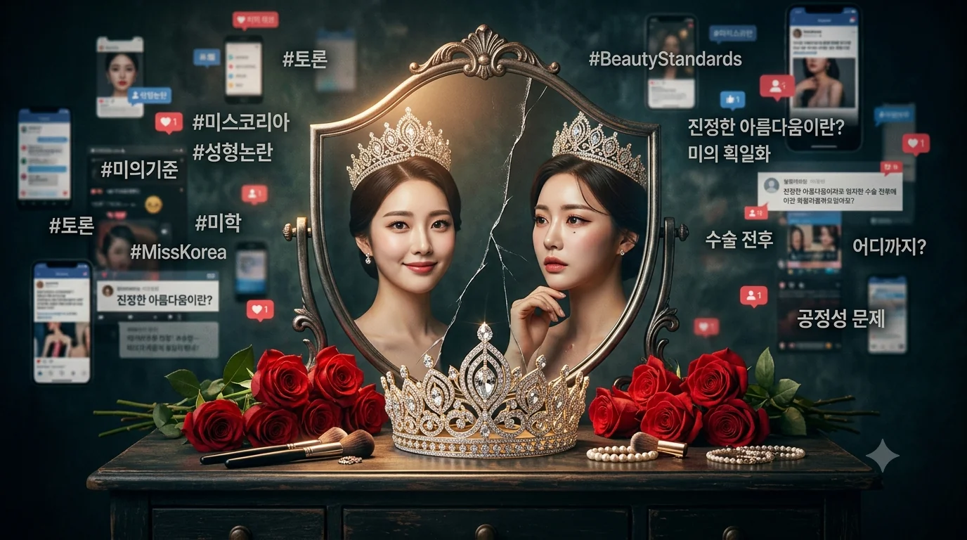 미스코리아 진 정연우, 성형 논란 불식 입장에 인터넷 갑론을박