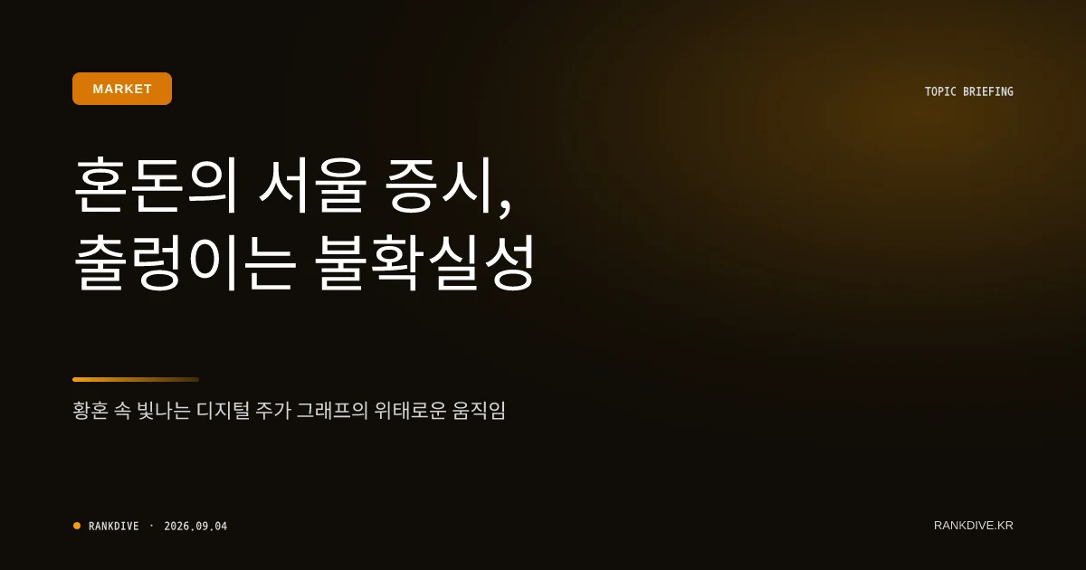 9월 코스피 '삼중고' 우려 속 등락 전망 및 골드만삭스 등 글로벌 증시 시각 엇갈려