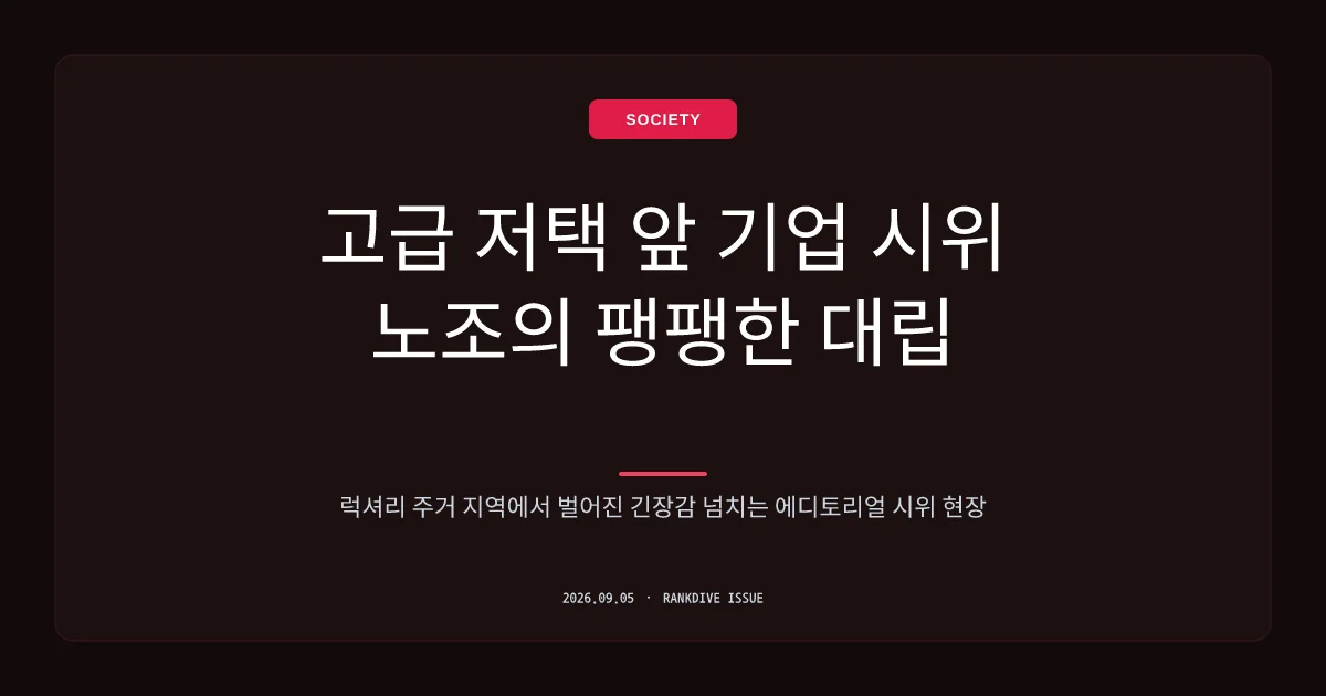 삼성전자 DX 노조, 이재용 회장 자택 앞 무기한 집회 및 '블랙리스트' 검찰 송치