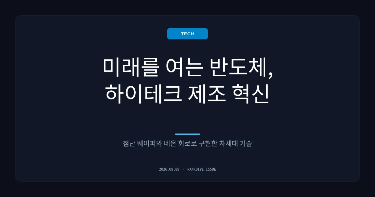 삼성전자·ASML 12인치 차세대 반도체 개발 협력 및 HBM 성장 모멘텀