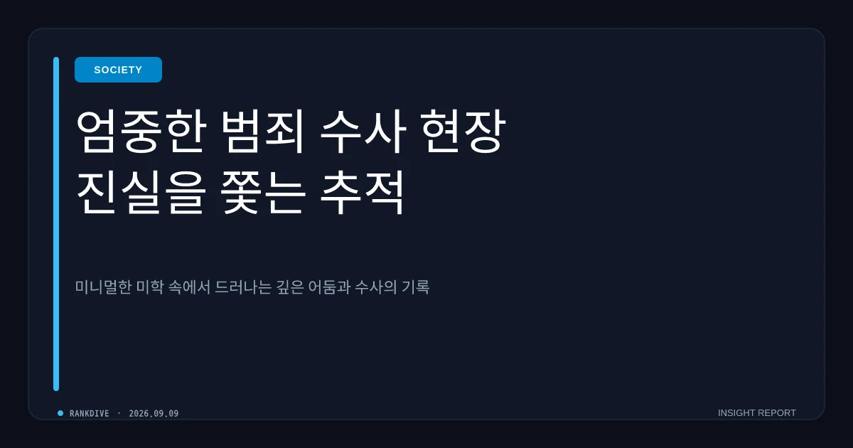 파주 냉동창고 살인 사건 전말 및 피의자 신상·행각 드러나