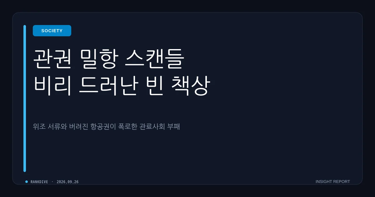 선관위 전 간부, 허위 병가 및 출장으로 2200만 원 부당 수령 후 해외여행 적발