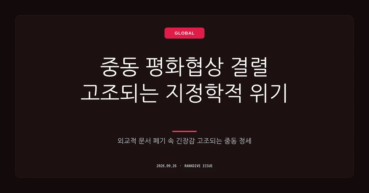트럼프의 이란 '7일 휴전안' 거부 및 중동 긴장 고조