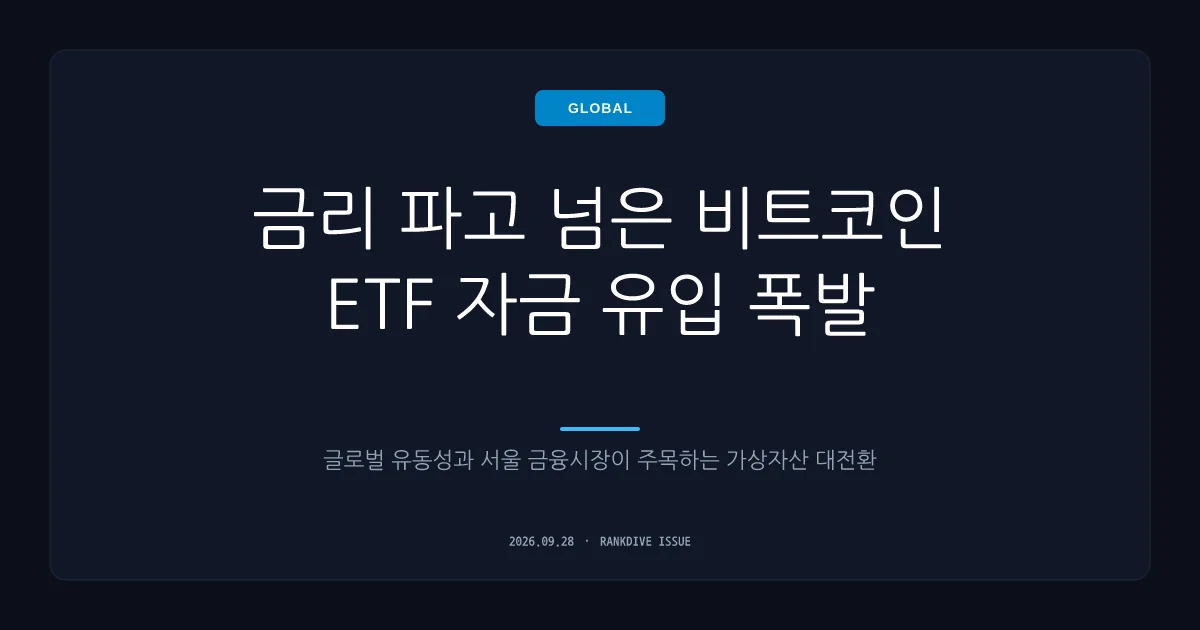 비트코인, 금리 파도 속 1억1400만원선 안착…ETF 자금 유입에 강세장 기대