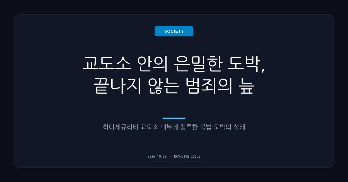 ‘계곡 살인’ 이은해, 구치소 내 ‘우표 도박’ 적발로 징벌방 처분